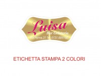 Etichette adesive per pasticcerie, bar, panetterie e gelaterie (mm 40x19)  (cod.5/I )